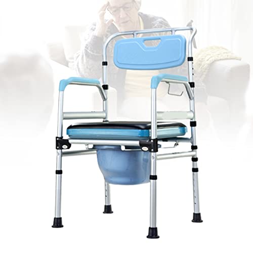 Chaise de toilette réglable avec douche pour aînés - 2