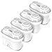 LEVOIT LV110WP Water Pitcher Replacement Filters (4 Pack), 5-Layer Filtration, Safe BPA-Free Purifier Reduce Odor, Chlorine, Lead & Heavy Metals, LV110WP-RF, White