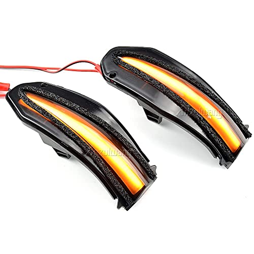 QKLsudua 2pcs Dynamic Blinker Turn Signal light Indicator Strip compatible with RAV4 2013-2018, High-lander 2014-2019, 4Runner 2014-2021 Noah R80/Voxy/Esquire