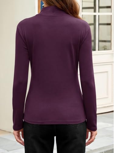  Womens Mock Neck Long Sleeve Shirts - image 4