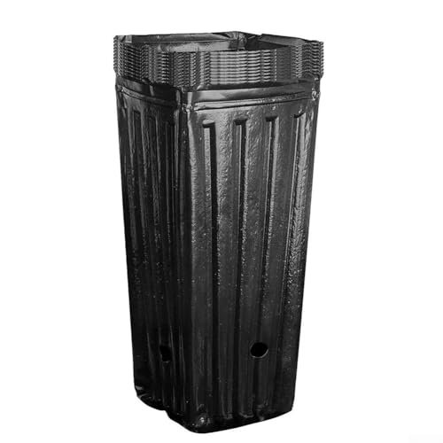 Set di vasi per alberi in plastica con drenaggio e areazione, supporta la crescita delle radici per l'uso in giardini, fattorie e ambienti di piantagione indoor (10 pezzi)