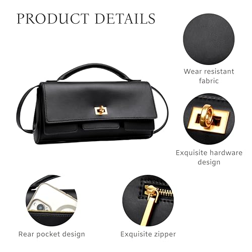 Trendy Wallet Clutch Purses for Women, Vegan Leather Shoulder Crossbody Bags Top Handle Tote for Dating and Travel4