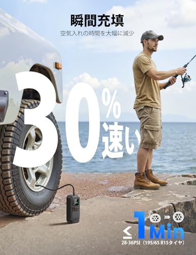 Lamicall 自転車 空気入れ 電動 VHEP03-JP-B の商品画像 3