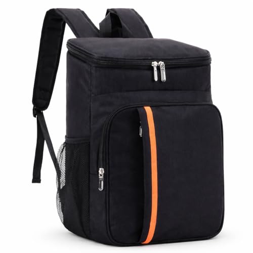 Mochila Térmica 30L Impermeável – Conserva por até 16h, Alças Acolchoadas, Bolsos Organizadores, Ideal Para Praia e Viagem