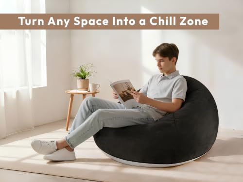Image of OLEEK Inflatable Bean Bag Chair with Electric air pumb 6PCS - Inflatable Chairs for Adults - Folding Outdoor Bean Bag Chair - Inflatable Chair for Kids - Inflatable Bean Bag Chairs Outdoor