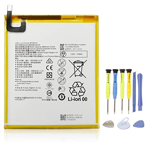 K KYUER HB2899C0ECW Tablet Batería Compatible con Huawei MediaPad M3 M5 8.4