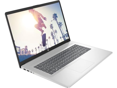 Image of HP 17 in FHD Laptop (Ryzen 7 7730U (>i7-1355U), 64GB RAM, 4TB NVME SSD, MS Office 2021 Pro lifetime, Windows 11 Pro, Backlit Keyboard, Wifi 6, 17.3 inch IPS Full HD LED, HDMI, USB Type-C, Mouse + Pad)