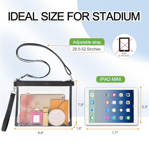 Bolso cruzado transparente aprobado para estadio miniatura 2