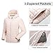 Outdoor Ventures Women's Packable Lightweight Full-Zip Puffer Jacket with Hood Quilted Winter Coat
