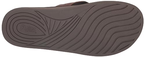 Flojos Cole Genuine Leather Perforated Strap Mens Sandal4