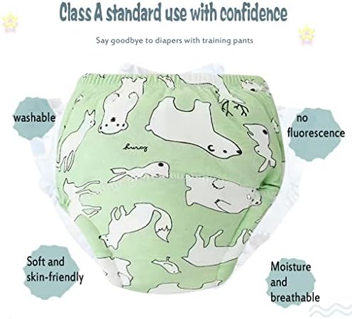 Mutandine Allenamento Vasino Per Bambini | 5 Pezzi Lavabili In Cotone | Impermeabili E Super Assorbenti | Ideali Per Bambini 0-5 Anni - Foto 12