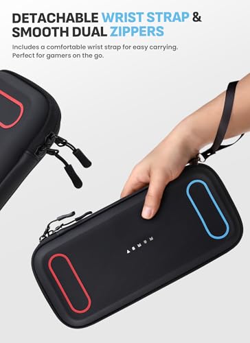 Image of mumba Carrying Case for Nintendo Switch 2 2025, [Mini Version] Travel Case with 10 Game Cartridge Slot Portable Bag Protective Carry Handbag Pouch Shell Accessories [Portable & Lightweight]