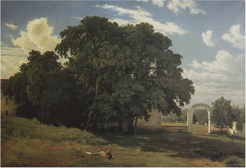 Affiche La Porta Della Chiesa Valaam par Ivan Chichkine Impression sur Toile 60x90cm