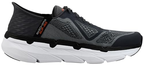 Skechers Men's Max Cushioning Slip-ins Sneaker, Charcoal, 12 M