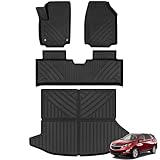YITAMOTOR Floor Mats Set Fits for 2025 2026 Chevy Equinox (Not for EV) & GMC Terrain 2025 2026, All Weather TPE Rubber Car Automotive Floor Mats Trunk Liner for Chevy Equinox Accessories