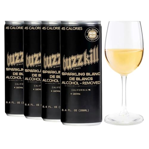 Buzzkill Wines Non-Alcoholic Sparkling Blanc de Blancs | Dealcoholized California