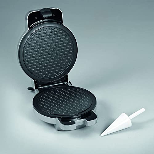 SEVERIN Hörnchenautomat für knusprige Waffelhörnchen, praktisches Eiswaffeleisen mit Antihaftbeschichtung, Hörncheneisen… – Bild 4