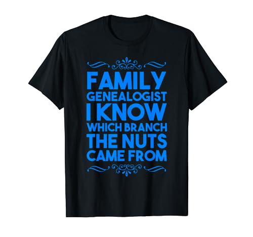 Funny Genealogy Gift | Cute History Genealogist Men Women T-Shirt