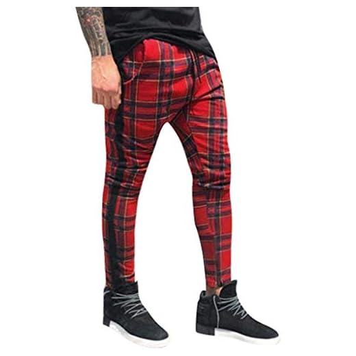 Herr Hose Chino rutig passform moderna fritidsbyxor jogging stretch slim byxor joggingbyxor träningsbyxor sporthose träningsbyxor Stripe Pants