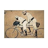 Wee Blue Coo RAMON CASAS PERE ROMEU TANDEM BICYCLE FRAMED 