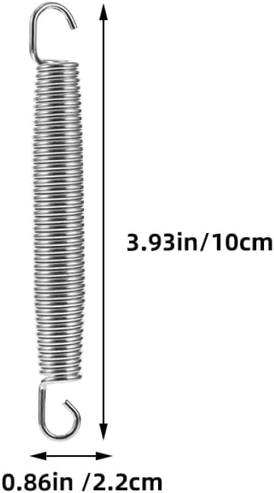 Mikikit 1Set Trampoline Springs Heavy Duty Wire Replacement Parts for Outdoor Use for Trampoline Installation and Fixing