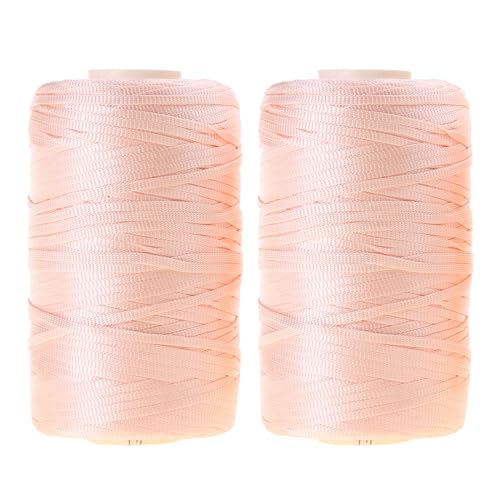 Fcnjsao Rollo de 2 cuerdas de seda de 3 mm para abalorios, hilo de seda para aficionados, joyería, manualidades