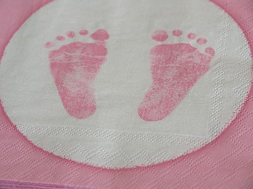 20 Serviettes Bébé Teddy Imprimées Pour Découpage - 33x33cm Motif Ourson