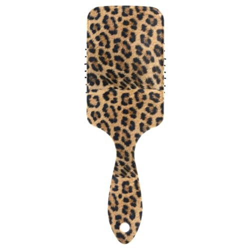 Brosse à cheveux de massage pour hommes, femmes et enfants, brosse à cheveux léopard pour cheveux longs, épais, bouclés, ondulés, secs et abîmés