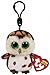 Produktbild Carletto Ty 35005 Sammy Owl Ty 35005-Sammy Clip, Eule mit Glitzeraugen, Beanie Boos, 8.5 cm, braun