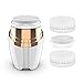 Sonic Facial Cleansing Brush, Electric Facial Vibrating Brush Waterproof Rechargeable Face Brush with 3 Facial Brush Heads for Face Pore Cleaner, Exfoliating, Removing Blackhead and Massaging