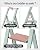 Taranta 3 Step Ladder,Lightweight Aluminum Step Stool with Convenient Handgrip, Folding Ladder with Anti-Slip Pedals, 330lbs Capacity Stepladder for Home, Office, Kitchen-Fairyland Green