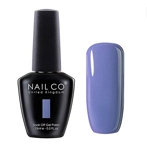 NAILCO 15ml Soak Off UV Led Nail Gel Polish Nail Art Salon Manicure Lacquer Varnish Slate Blue 1335