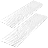BESWEL Air Vent Extender for Under Furniture Magnetic Vent Deflector for Floor Register Up to 12' Wide Extend from 17'-48' 1.5mm Thick-1Pcs (3)