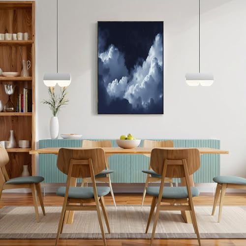 Cuadros de decoración para salón con láminas realistas de cielo GDJSMIN 3