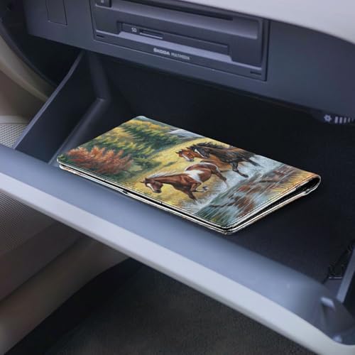 Organizador para carro de cuero miniatura 7