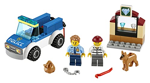 Image of LEGO 60241 City 4+ Police Dog Unit with Car&Dog Figure for Kids (Multicolor,4+ Yrs Old), 67 Pcs