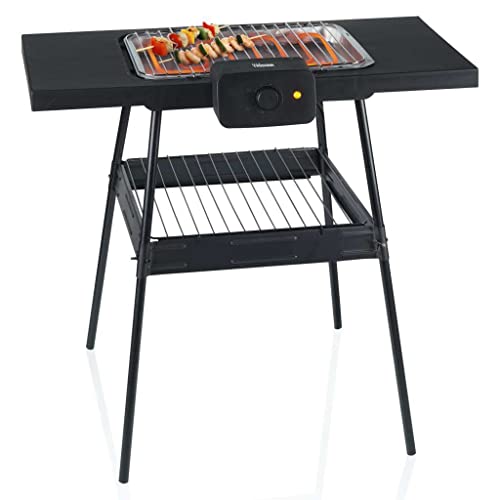 Barbacoa Eléctrica Con Soporte Bq-2870 Negra 2000 W - Negro - Tristar En Oferta Barbacoa Eléctrica Para Mesa/De Pie Tristar Bq-2870 - Superficie De Cocción 36,5 X 25,5 Cm - 2 000 W - Con Tanque De Agua, Negro