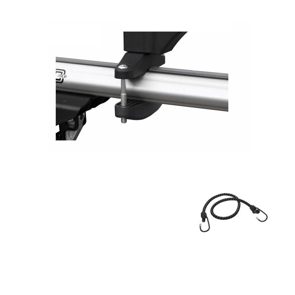 Compatible avec DACIA DUSTER Kit de montage extérieur carrière porte ski ICEBERG 4 menabo à chevallet pour barres sans rail supérieur central mesure maximale 30 x 60 cm