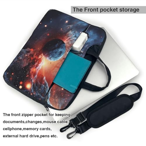 Sac à bandoulière ordinateur portable 3D Galaxy imperméable - 3