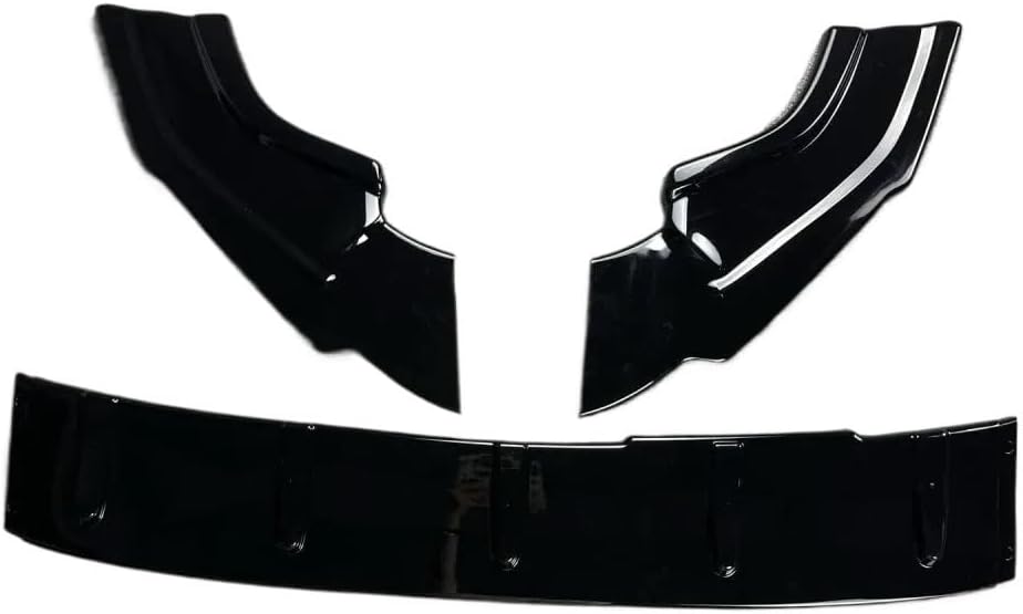 ABS Front Bumper Lip Spoiler Splitter Diffuser Canards Bodykits Cover Guard Compatible with VW Golf 7 MK7 7.5 GTI GTD GTE R 2012-2019(Gloss Black)
