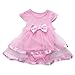 K-youth Vestido para Niñas, 2018 Ropa Bebe Niña Recien Nacida Vestido Bebe Chica Bowknot Florales Vestidos de Fiesta Princesa Tutú para 0-24 Meses (Rosa, 0-3 Meses)