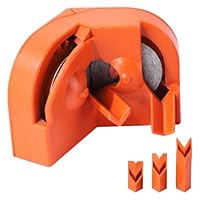 XCRPRT Multipurpose Drill Bit Grinding Sharpener, Mehrzweckbohrer -Bit -Schleifenschärfer, Tragbares Bohrer Schleifgerät, Elektrischer Bohrer -Bitschärfer, Werkzeug Schleifgerät für Bohrer (Orange)