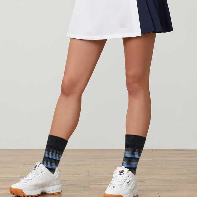 Dr. Motion Compression Crew Socks For Women Outdoor Hiking Walking With Enhanced Cushion And Breathable Arch Support 3 Pairs - Image 2