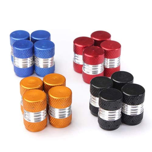 Kaakaeu - Tappi per valvola in alluminio, 4 pezzi