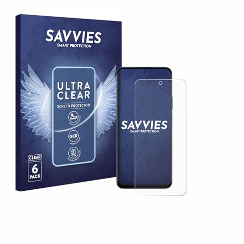 savvies 6 Pack Screen Protector Compatible with Honor 400 Smart Protection Film Clear