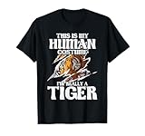 This Is My Human Costume - Tiger Safari Animal Zoo Lover T-Shirt