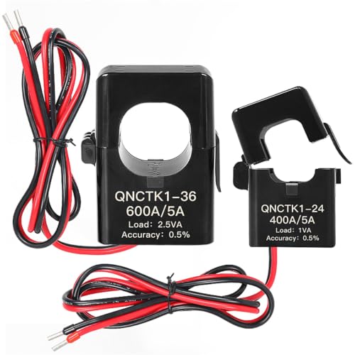 Transformador de corriente núcleo dividido QNCTK1-24 100A 5A sensor transductor magnetico 3