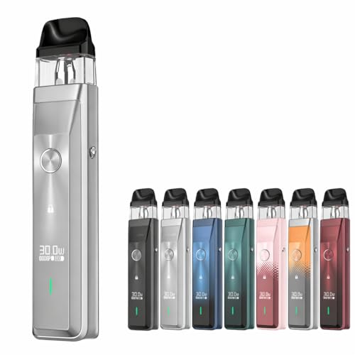 �x�p���b�\ XROS PRO Pod System Kit 1200mAh 3ml �N���X �v�� �|�b�h �d�q�^�o�R Vape �x�C�v �X�^�[�^�[�L�b�g (Silver)