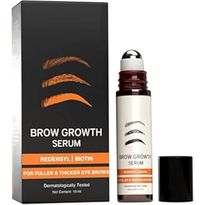 Nourish_Mantraa Brow Growth Serum | eyelash serum for growth | For Brow and lash Hairs Growth, volume & Thickness | Formulated with Redensyl, Biotin, Peptides & Amino Acids | 100% Eye Safe & Fragrance Free – 10 ml
