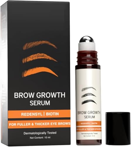 Nourish_Mantraa Brow Growth Serum | eyelash serum for growth | For Brow and lash Hairs Growth, volume & Thickness | Formulated with Redensyl, Biotin, Peptides & Amino Acids | 100% Eye Safe & Fragrance Free – 10 ml